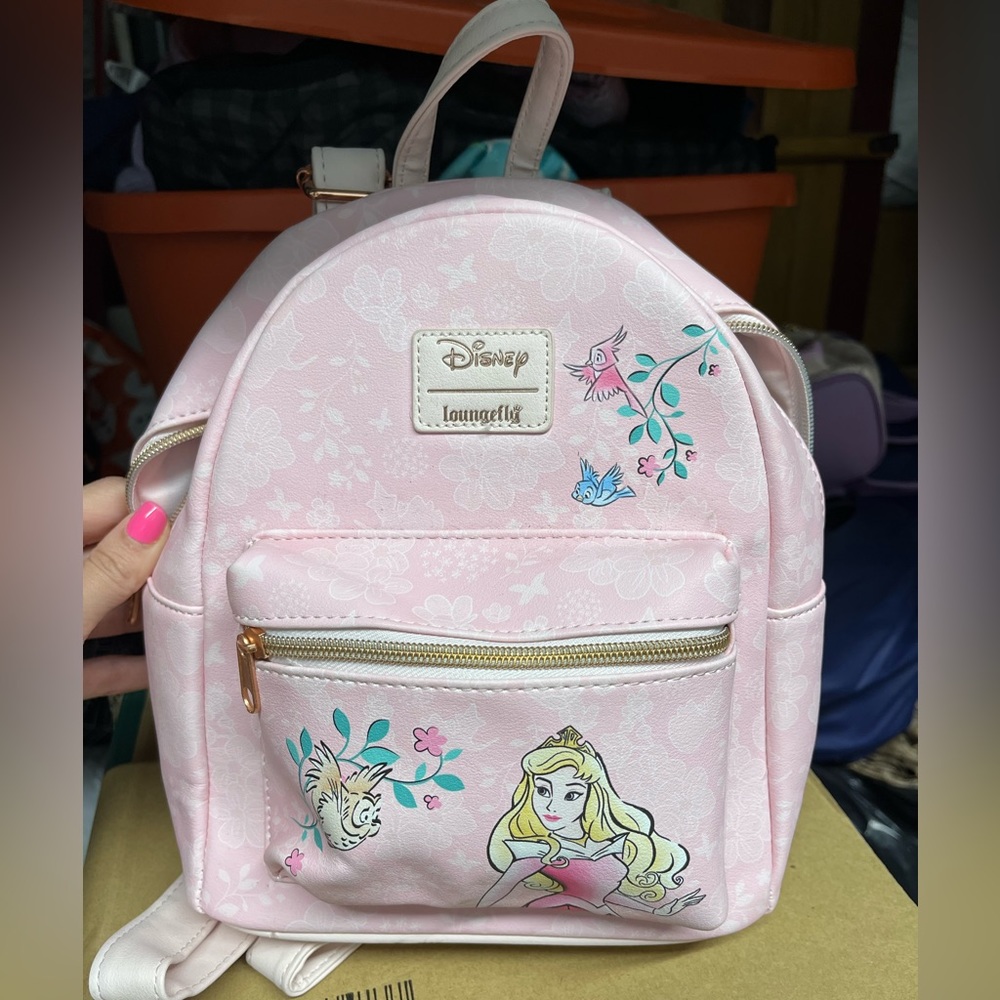 Disney Loungefly Sleeping Beauty Mini Backpack - image 2